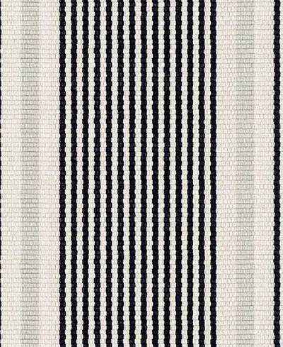 Dash And Albert Rugs By Annie Selke Gunner Stripe Machine Washable Da2038 4'x6' Area Rug In Gray