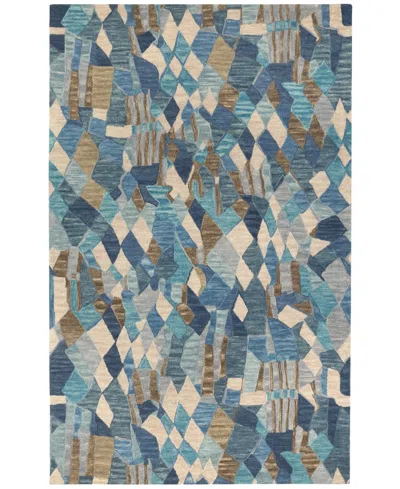Dash And Albert Rugs By Annie Selke Deer Leap Da2001 8'x10' Area Rug In Blue