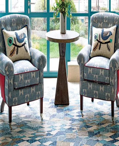 Dash And Albert Rugs By Annie Selke Deer Leap Da2001 8'x10' Area Rug In Blue