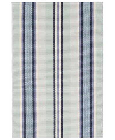 Dash And Albert Rugs By Annie Selke Barbados Stripe Da1024 8'x10' Area Rug In Blue