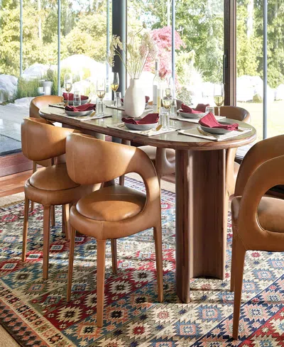 Dash And Albert Rugs By Annie Selke Balsam Kilim Da2203 5'x8' Area Rug In Multi