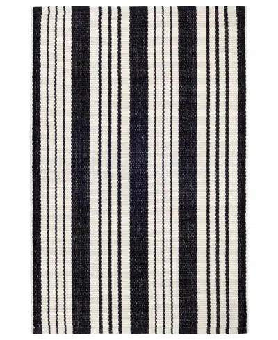 Dash And Albert Rugs By Annie Selke Birmingham Indoor/outdoor Da148 3'x5' Area Rug In Black