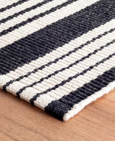 Dash And Albert Rugs By Annie Selke Birmingham Indoor/outdoor Da148 3'x5' Area Rug In Black