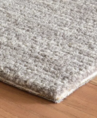 Dash And Albert Rugs By Annie Selke Crosshatch Da65 8'x10' Area Rug In Gray
