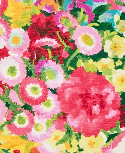 Dash And Albert Rugs By Annie Selke Chamomile Cluster Machine Washable Da2166 3'x5' Area Rug In Multi