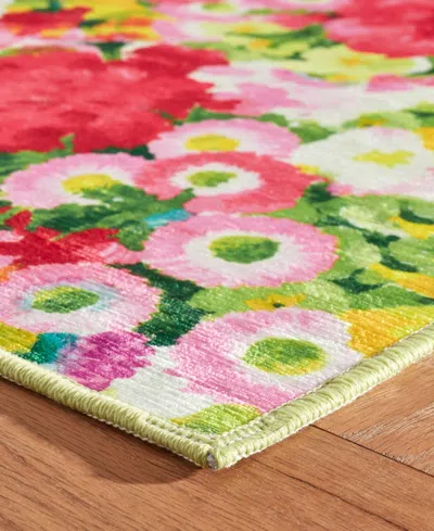 Dash And Albert Rugs By Annie Selke Chamomile Cluster Machine Washable Da2166 3'x5' Area Rug In Multi