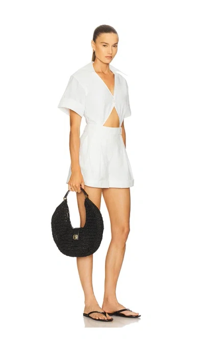 Helsa Romper In White