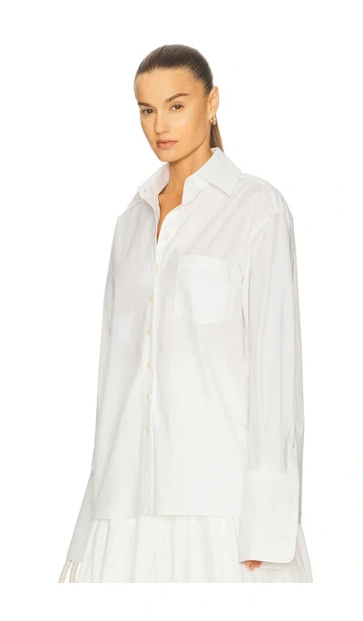 Helsa Classic Oversized Shirt In White