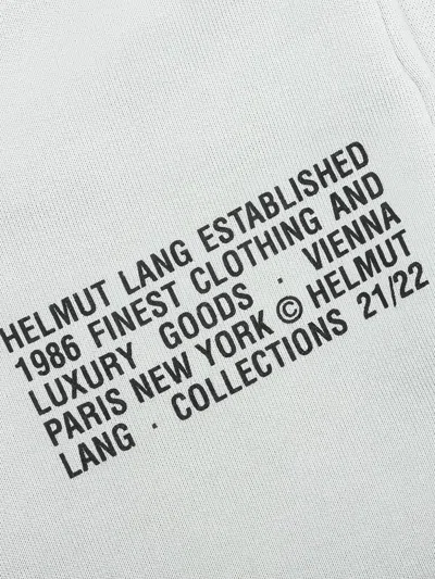 Helmut Lang Logo-print Joggers In White