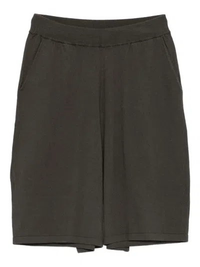Frenckenberger Elastic-waistband Pocket Shorts In Black