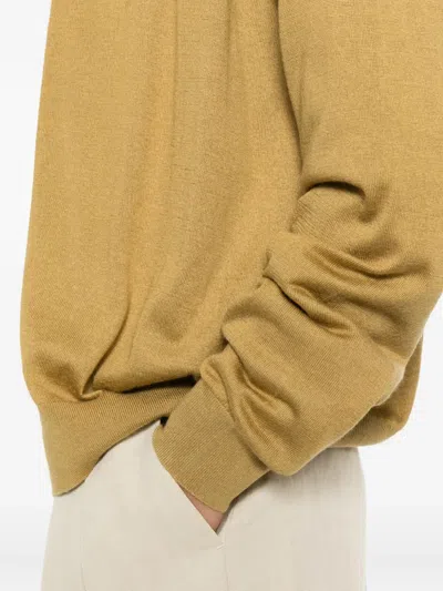 Frenckenberger Mini Open-front Cardigan In Brown