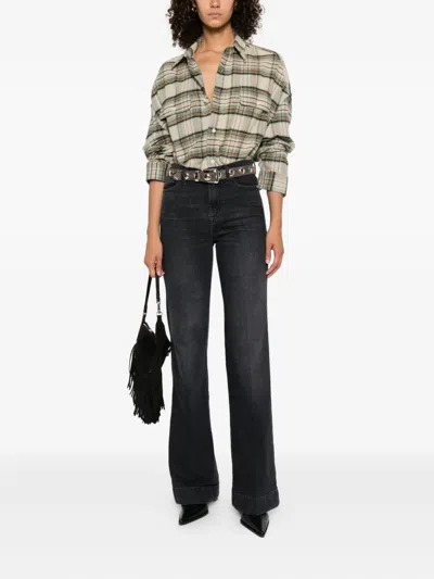 7 For All Mankind Tailorless Dojo Jeans With Front And Back Pockets In Gray