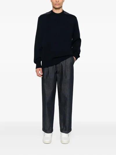 Paul & Shark Wool Sweaters In Blue