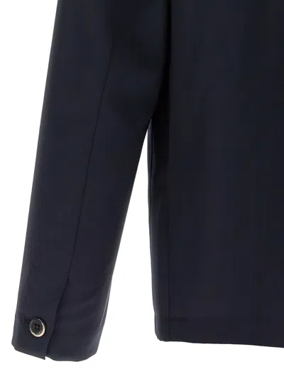 Barena Venezia Barena Wool Overshirt Jacket In Blue