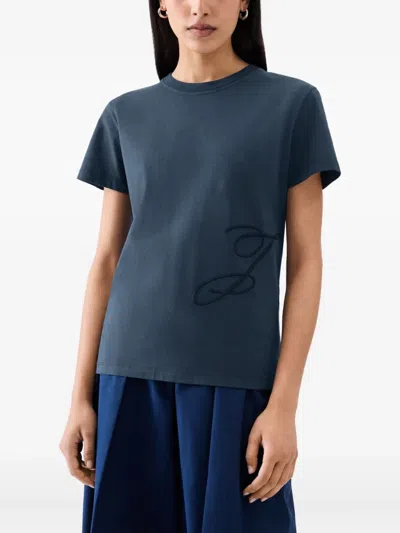 Jacquemus Le T-shirt J In Blue