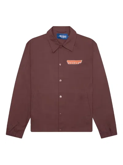 Awake Ny Atv Coaches Jacket In Purple