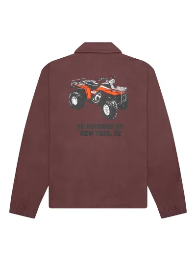 Awake Ny Atv Coaches Jacket In Purple