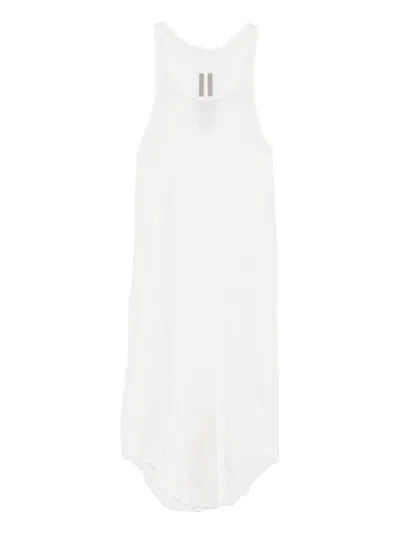 Rick Owens Basic Long Sleeve T-shirt In White