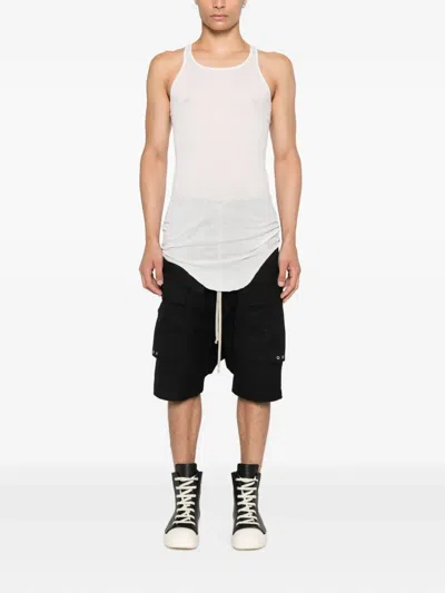 Rick Owens Basic Long Sleeve T-shirt In White