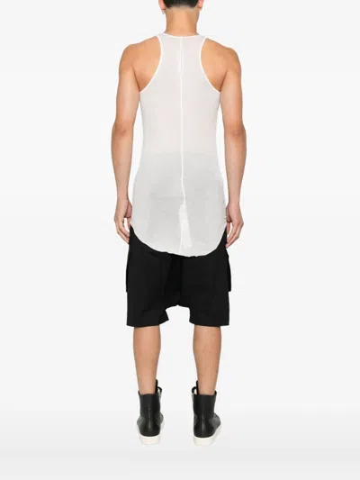 Rick Owens Basic Long Sleeve T-shirt In White