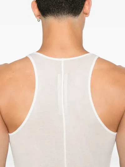 Rick Owens Basic Long Sleeve T-shirt In White