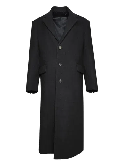 Wardrobe.nyc Single-breasted Wool Coat In Charcoal