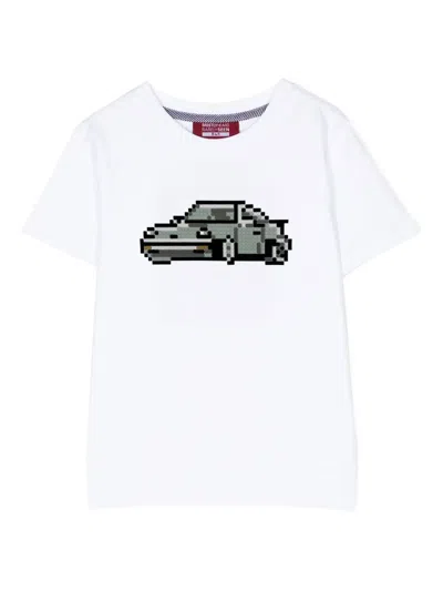 Mostly Heard Rarely Seen 8-bit Pixel-print Cotton T-shirt In White