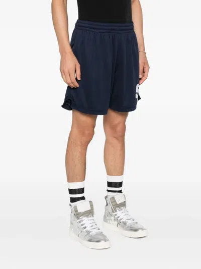 Summer Games Logo-print Mesh Shorts In Blue