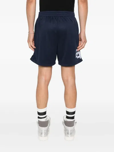 Summer Games Logo-print Mesh Shorts In Blue