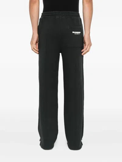 Summer Games Drawstring-waist Track Pants In Black