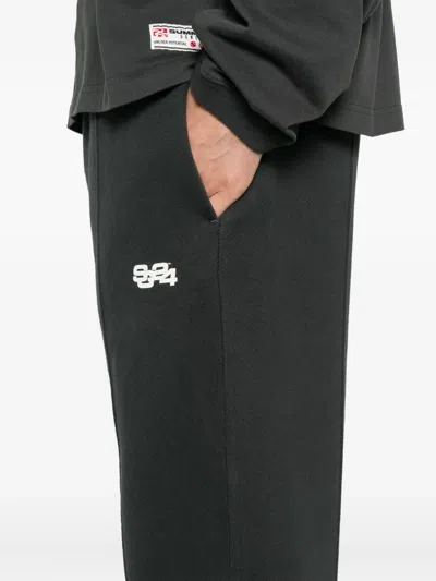 Summer Games Drawstring-waist Track Pants In Black
