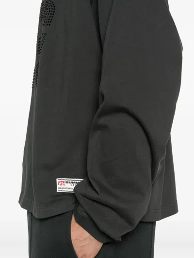 Summer Games Rhinestone-embellished Sweatshirt In Black