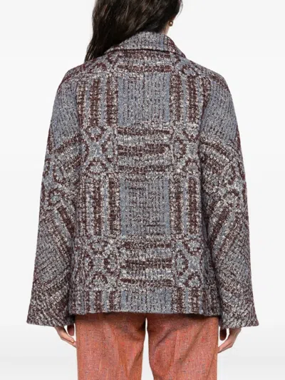 Etro Patterned Jacket In Brown