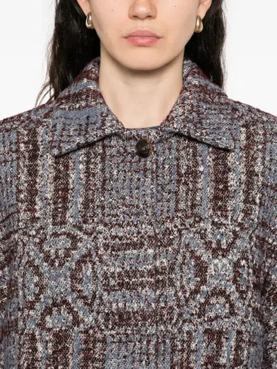 Etro Patterned Jacket In Brown