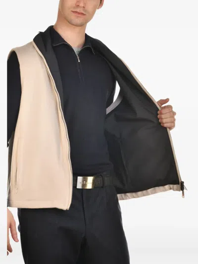 GANGE 双面羊绒马甲