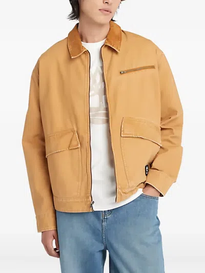 肘部贴花贴袋夹克