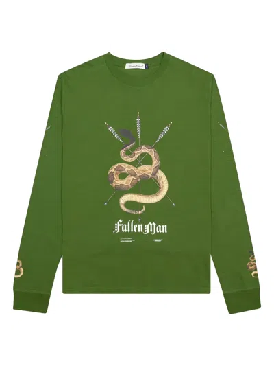 Undercover Graphic-print Sweatshirt In Green