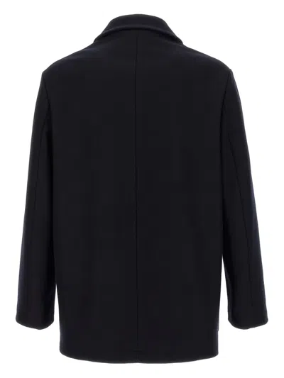 Barena Venezia Trench Coat Men Barena In Black