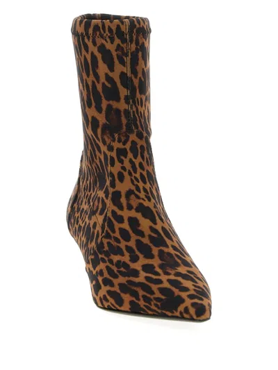 Stuart Weitzman 'naomi' Ankle Boots In Animal Print In Animal Print