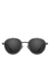 DIOR Round Sunglasses, 49mm,1818081BLACK