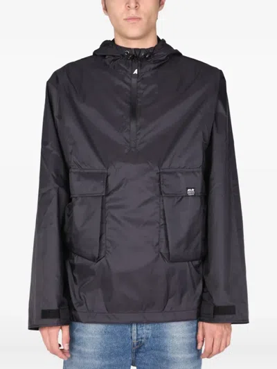 Arkair Waterproof Jacket With Hood In Black