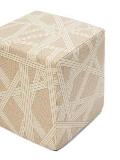 Missoni Nastri Ottoman (40cm X 40cm) In Neutral