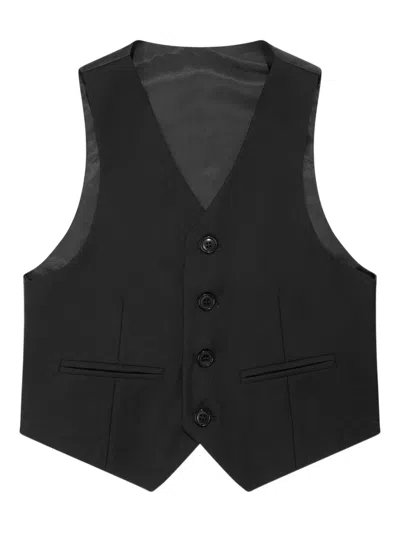 Suitlab Boys Tuxedo 3 Piece Suit Set In Black