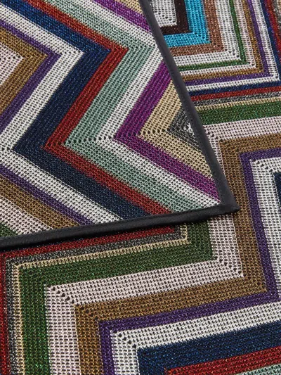 Missoni Zigzag-pattern Placemats (set Of Two) In Multi