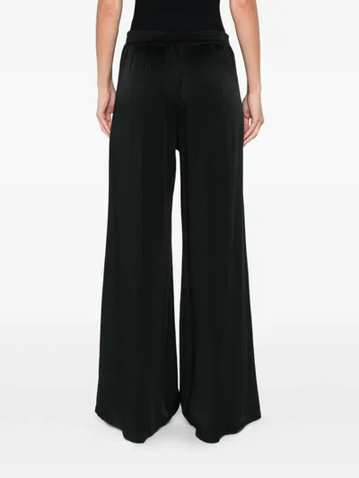 Fabiana Filippi Trousers Wide-leg Elasticated Waistband In Black