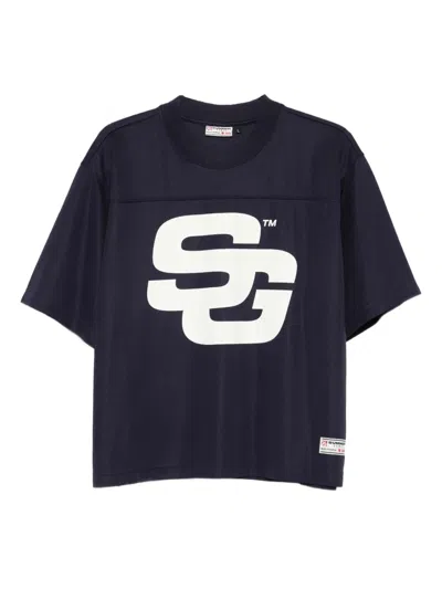 Summer Games Logo-print T-shirt In Blue