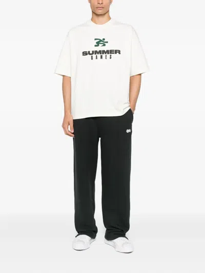 Summer Games Graphic-print Organic Cotton T-shirt In White