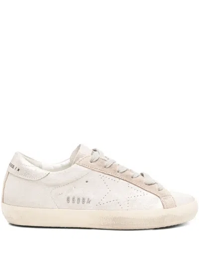 Golden Goose Sneaker Super Star Platinum/beige In Neutral