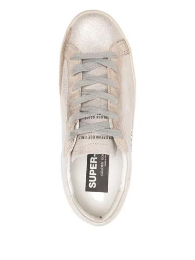 Golden Goose Sneaker Super Star Platinum/beige In Neutral