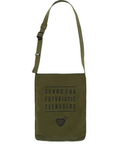 Human Made Shoulder Bag In Green